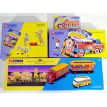 Diecast - four Corgi 1:50 scale trucks from the Chipperfields Circus series comprising 31901, 17801,