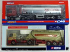 Diecast - two 1:50 scale diecast trucks by Corgi comprising CC13602 and 75903 items appear to be in