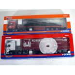 Diecast - two Corgi 1:50 scale trucks comprising CC13422 and CC13226 models appear to be in nm to m