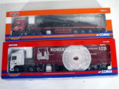 Diecast - two Corgi 1:50 scale trucks comprising CC13422 and CC13226 models appear to be in nm to m