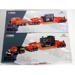 Diecast - two Corgi 1:50 scale trucks from The Heavy Haulage series comprising 31007 and 17603