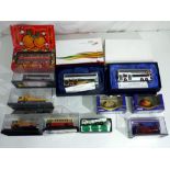 Diecast - eleven diecast vehicles in original boxes, including Limited Edition Buses by MBE,