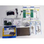 Model Railways - a good mixed lot of N gauge DCC accessories, including two DCC chips,