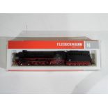 Model Railways - Fleischmann - a Fleischmann [716901] N gauge 4-6-2 German Express Steam Locomotive,