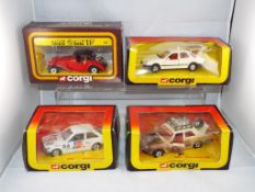 Diecast - Corgi - four vintage boxed Corgi vehicles, including 334 Ford Escort, 291 Mercedes 240,