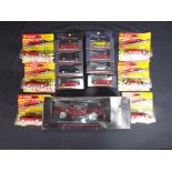 Diecast - Corgi - a collection of fifteen diecast model Ferrari cars, predominantly 1:43 scale,