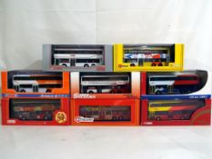 Diecast - eight diecast buses in 1:76 scale by Corgi, including 44503, 44510, 43219 and similar,
