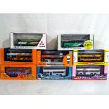Diecast - eight diecast buses in original boxes by Creative Master Northcord and other,