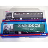 Diecast - two Corgi 1:50 scale trucks in original boxes comprising CC11912 and CC13217 models