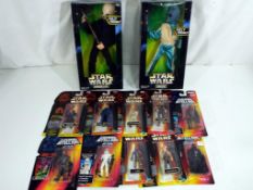 Star Wars by Kenner and Hasbro - a mixed lot of twelve Star Wars actions figures by Hasbro and