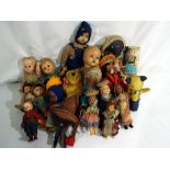 A good mixed lot of vintage dolls to include Pedigree, some International collector dolls,