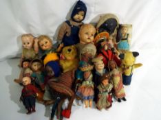 A good mixed lot of vintage dolls to include Pedigree, some International collector dolls,