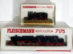 Model Railways - two Fleischmann N gauge steam locomotives in original boxes,