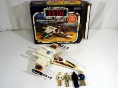 Star Wars - a vintage boxed Kenner Star Wars Return of the Jedi Battle Damage X-Wing Fighter,