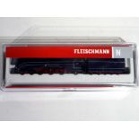 Model Railways - Fleischmann - N gauge steam locomotive 4-6-2 reference number 71747,