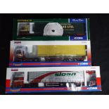 Diecast - three 1:50 Corgi scale trucks in original boxes,