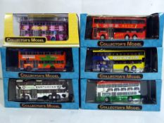 Diecast - six diecast Hong Kong buses by C'SM, including V109B, DGR2203 and similar,