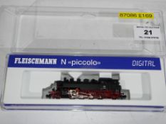 Fleischmann Digital N gauge - a tank locomotive 2-6-2 with decoder # 87086,