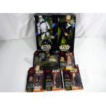 Star Wars by Hasbro and Kenner - a mixed lot of seven Star Wars action figures by Hasbro and Kenner