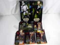 Star Wars by Hasbro and Kenner - a mixed lot of seven Star Wars action figures by Hasbro and Kenner