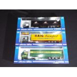 Diecast - three 1:50 scale trucks by Universal Hobbies in original boxes,