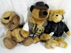 Land Rover - a pair of collectable Land Rover bears one entitled The 60th Anniversary Bear complete