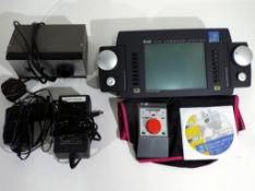 Model Railways - ECOS ESU Command Station with software disk and two controllers,