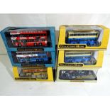 Diecast - six diecast Hong Kong buses by C'SM, including DA103B, DA101A, and similar,