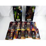 Star Wars by Kenner and Hasbro - a mixed lot of twelve Star wars action figures by Hasbro and