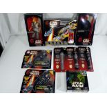 Star Wars - Hasbro, Kenner -a good collection of nine boxed Star Wars toys and action figures,