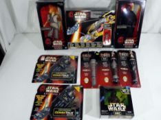 Star Wars - Hasbro, Kenner -a good collection of nine boxed Star Wars toys and action figures,