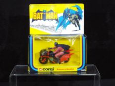 Diecast - Corgi - a vintage boxed Corgi 268 Batman's Batbike,