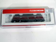 Model Railways - Fleischmann - N gauge diesel locomotive reference number 725076,