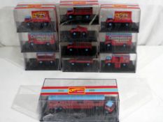 Diecast - eleven 1:43 scale diecast vehicles by Oxford Diecast includes Chipperfield's Caravan