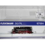 Fleischmann Digital N gauge - a tank locomotive 2-6-2 with DCC decoder # 87064,