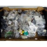 Model Railways - a good mixed lot of OO gauge spares, including wheels, brushes,