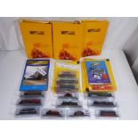 Model Railways - thirteen static N gauge locomotives in original packaging by Del Prado and three