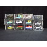 Diecast - twelve 1:43 scale diecast vehicles in original cases to include MM034, LAN18004,