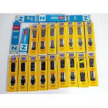 Model Railways - 21 set of N gauge points by Peco, some nickel,