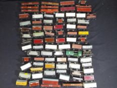 Model Railways - in excess of 70 unboxed OO gauge wagons by Hornby, Dublo and Wrenn,