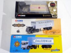 Diecast - three 1:50 scale diecast trucks by Corgi comprising 21302,