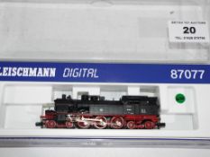 Fleischmann Digital N gauge - a tank locomotive 4-6-4 with DCC decoder # 87077,