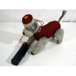 Unboxed battery operated walking, barking and tail wagging Scotty dog,