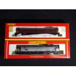 Model Railways - two Hornby OO gauge class 47 locomotives comprising #R2481 and #R2013B,