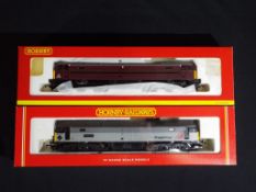 Model Railways - two Hornby OO gauge class 47 locomotives comprising #R2481 and #R2013B,