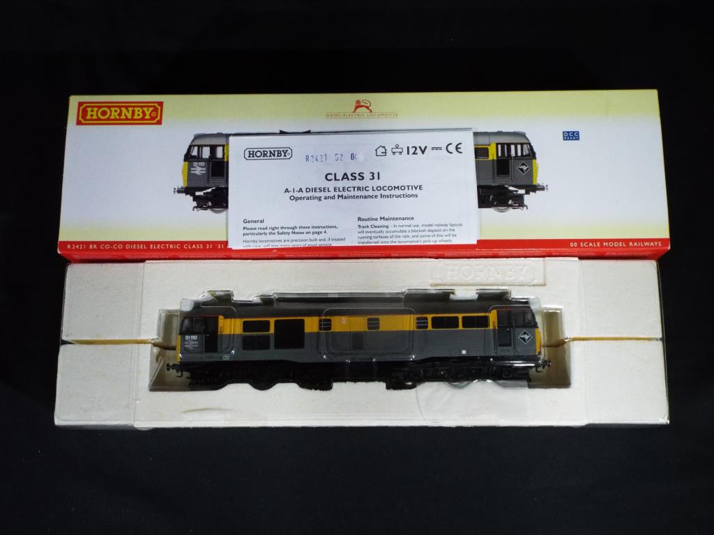 Model Railways - Hornby OO gauge Class 31 diesel R2421 with instructions,