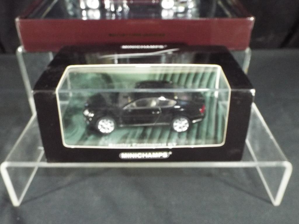 Diecast - Minichamps - Minichamps- Two boxed 1:43 scale diecast model Bentley's including limited - Image 3 of 3