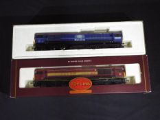 Model Railways - Hornby OO gauge two diesel locomotives R358 and R2034,