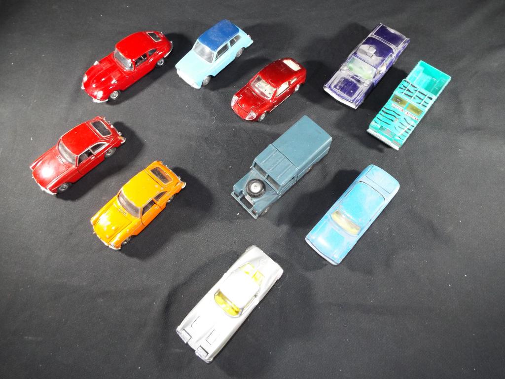 Diecast - Corgi - ten diecast vehicles, unboxed, to include Chevrolet Corvette, two MGB GTs, - Image 2 of 2