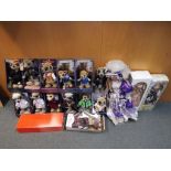 Dolls - a lot to include a quantity of meerkat stuffed toys and collectors dolls [2] Est £20 - £40.